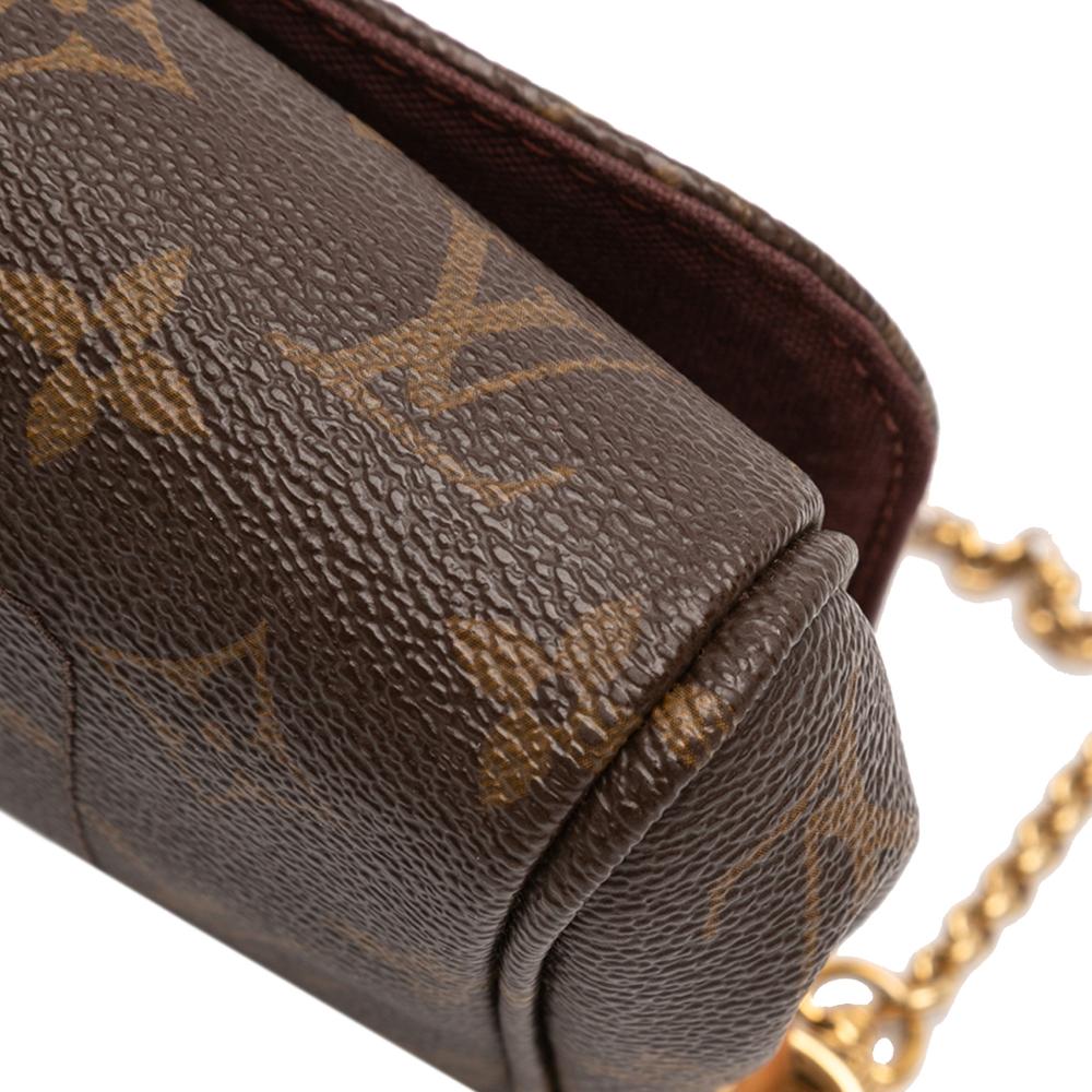 Louis Vuitton B Louis Vuitton Brown Monogram Canvas Fabric Monogram Favorite PM France