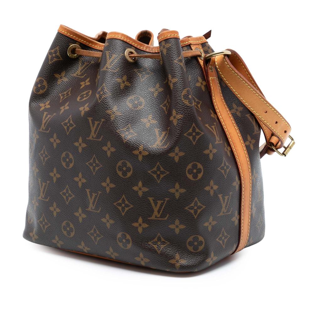Louis Vuitton B Louis Vuitton Brown Monogram Canvas Fabric Monogram Petit Noe France
