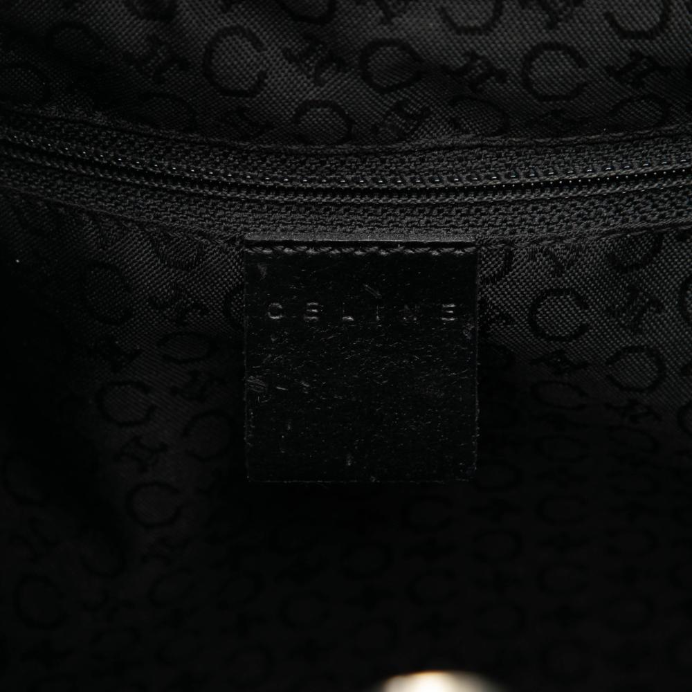 Celine B Celine Black Calf Leather Shoulder Bag Italy