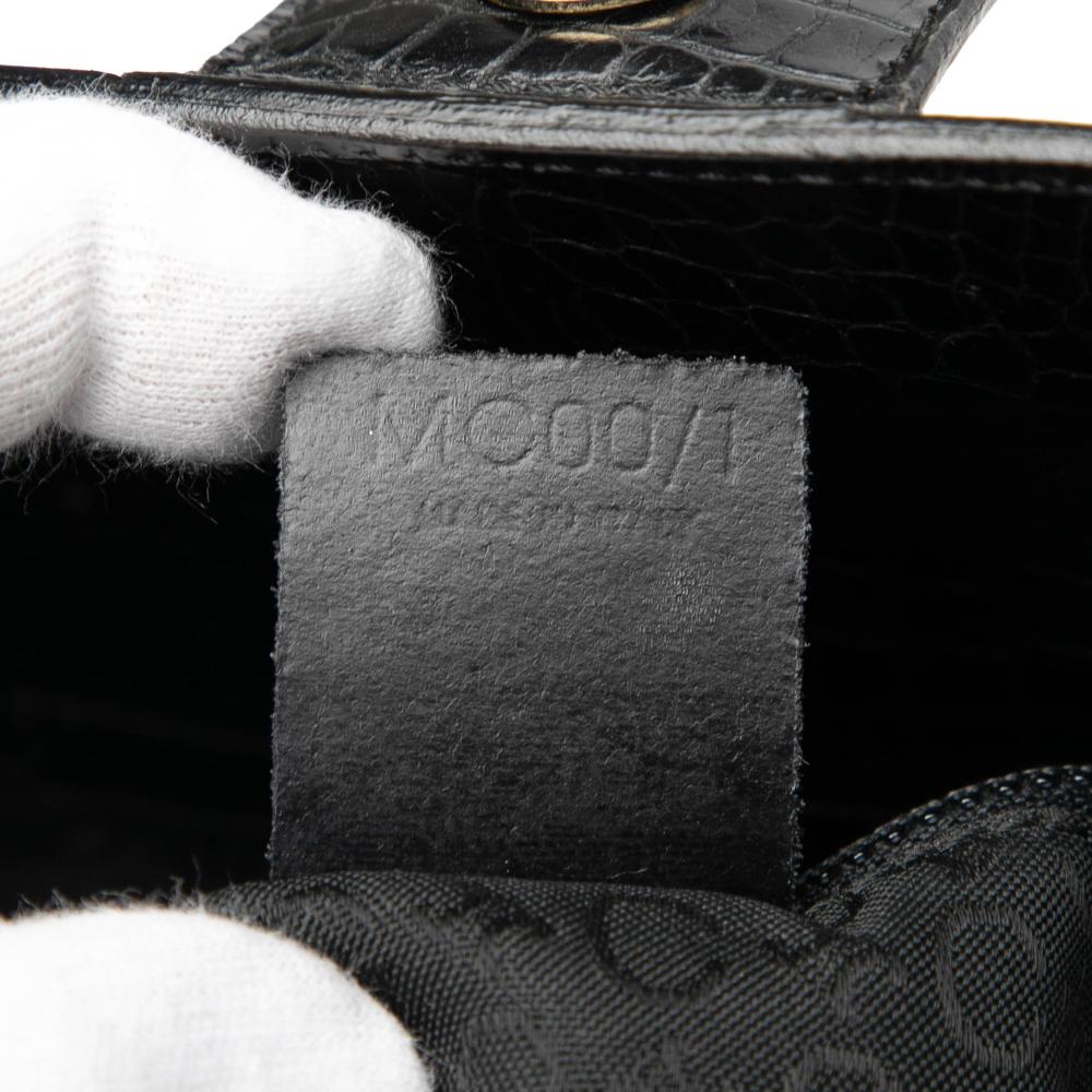 Celine B Celine Black Calf Leather Shoulder Bag Italy