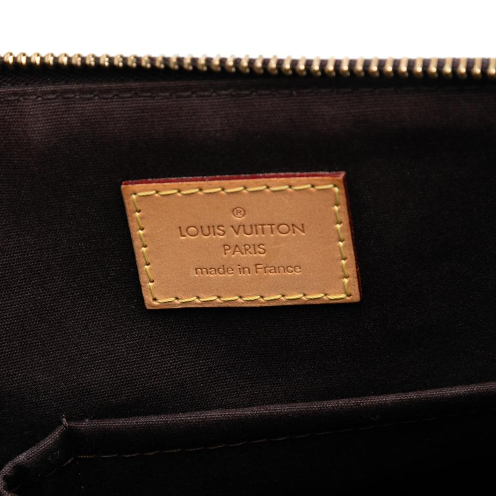 Louis Vuitton AB Louis Vuitton Purple Vernis Leather Leather Monogram Vernis Bellevue PM France