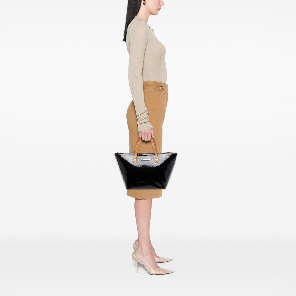 Louis Vuitton AB Louis Vuitton Purple Vernis Leather Leather Monogram Vernis Bellevue PM France