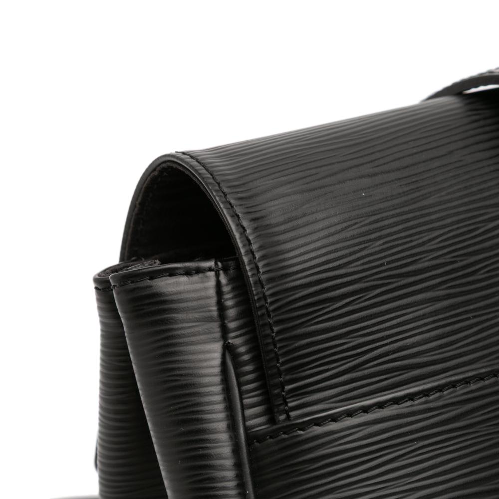 Louis Vuitton B Louis Vuitton Black Epi Leather Leather Epi Segur MM France