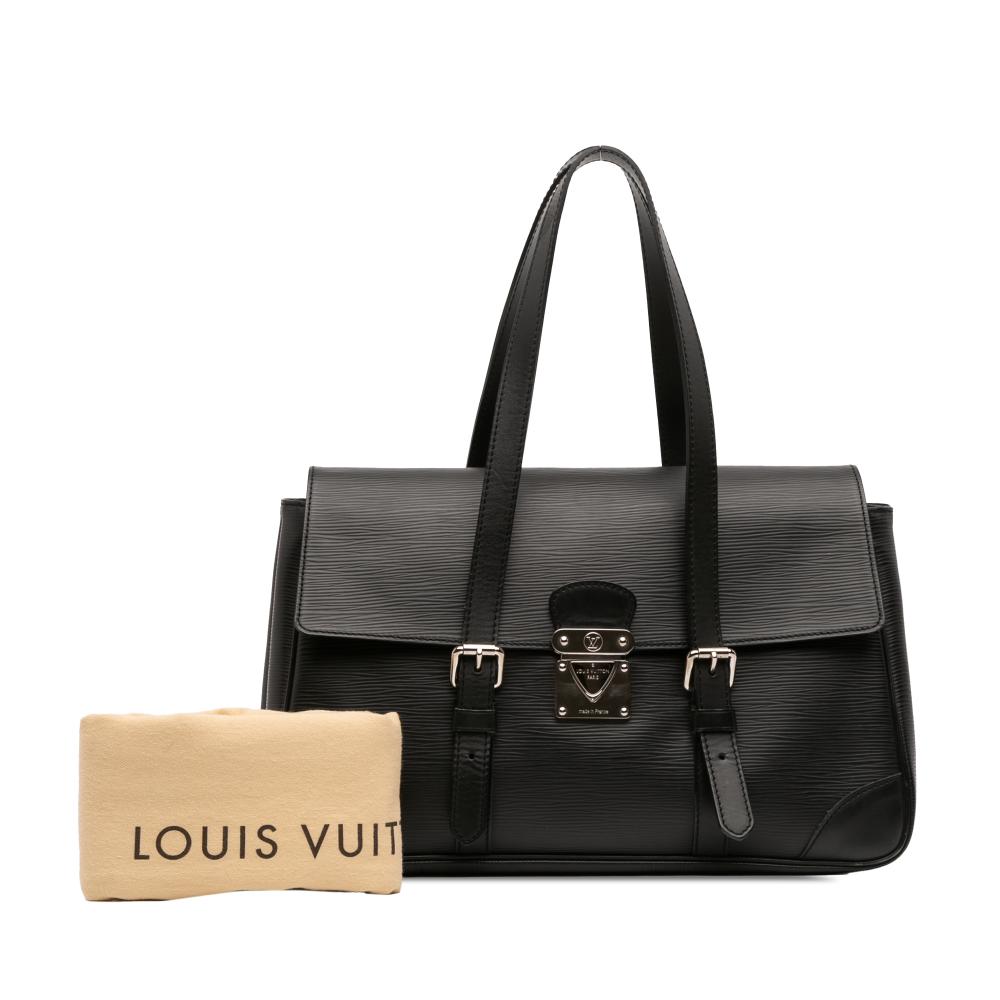 Louis Vuitton B Louis Vuitton Black Epi Leather Leather Epi Segur MM France
