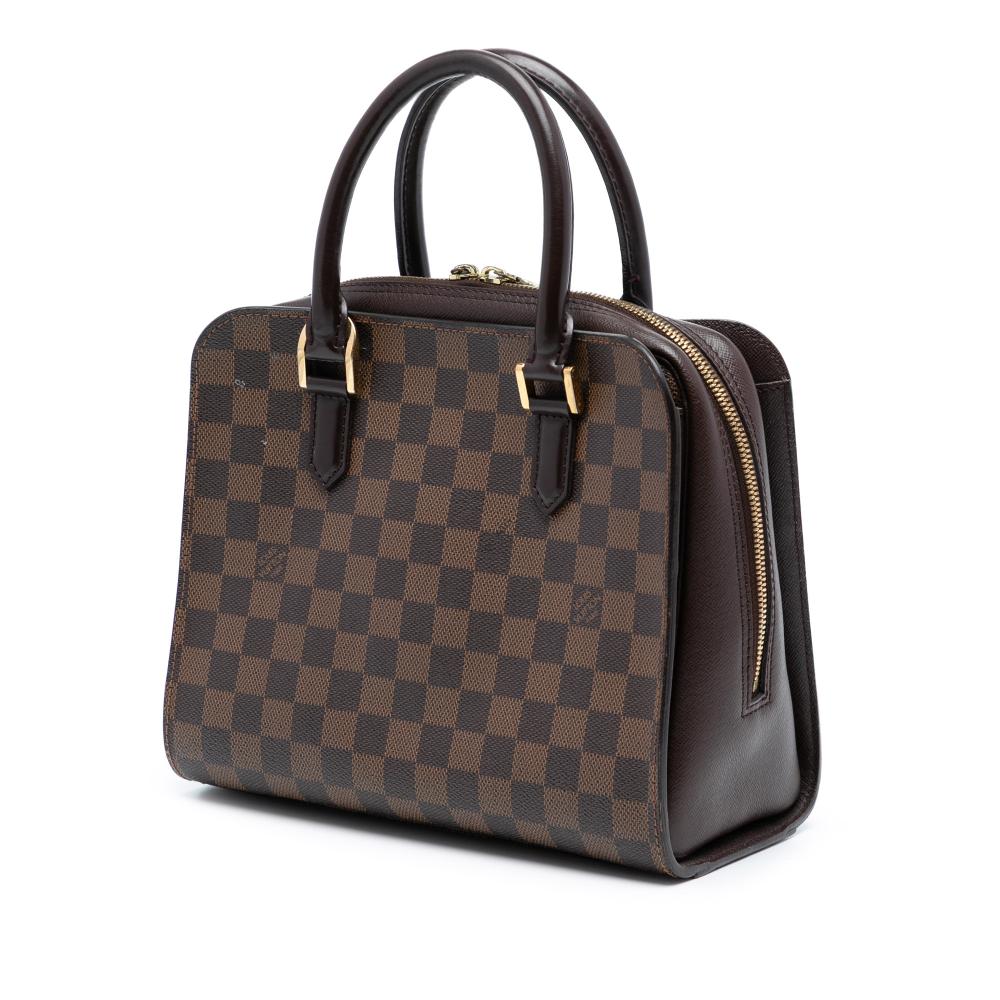 Louis Vuitton B Louis Vuitton Brown Damier Canvas Fabric Damier Ebene Triana France