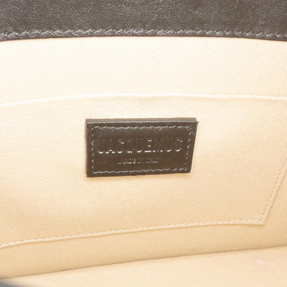 Jacquemus AB Jacquemus Black Calf Leather Le Grand Chiquito Italy