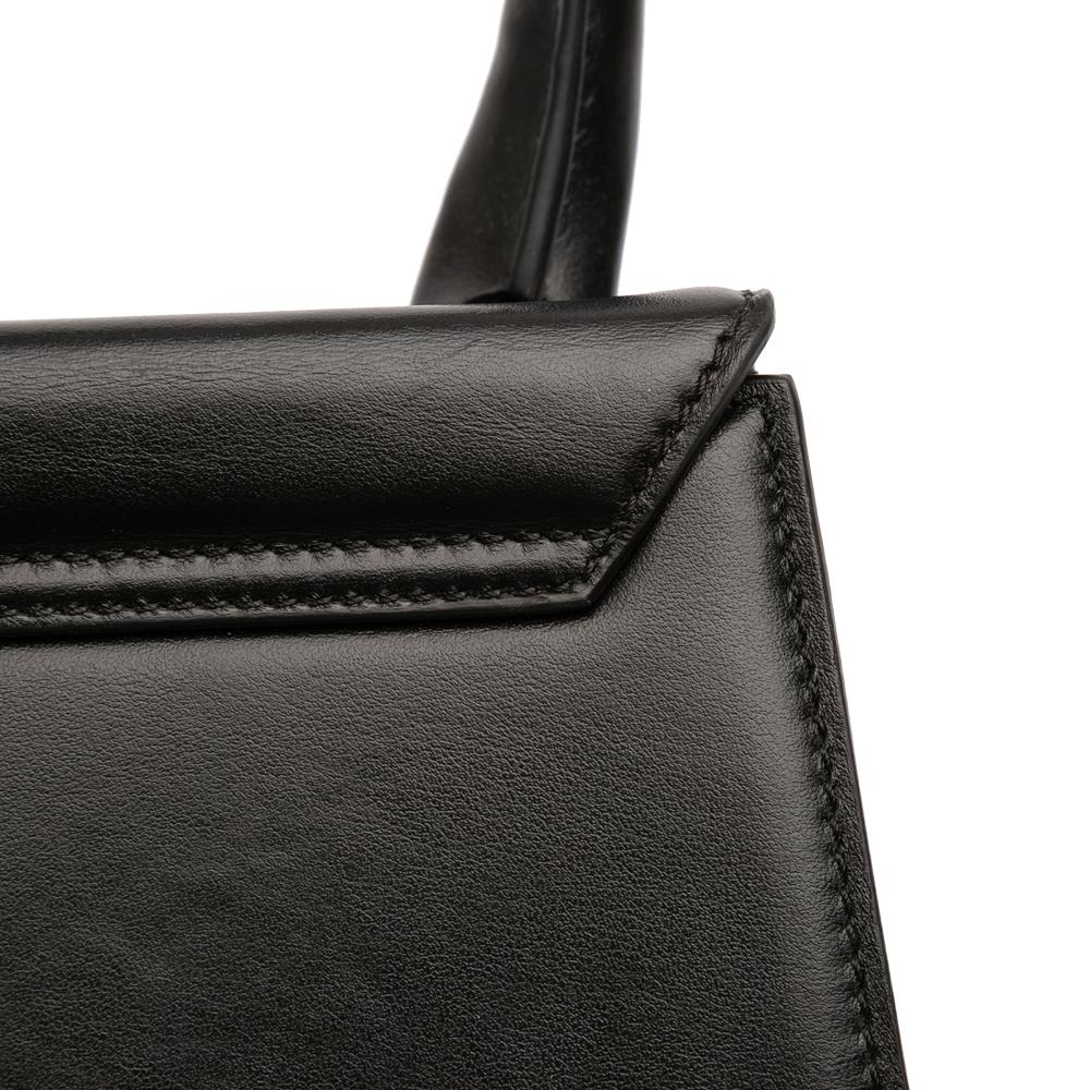 Jacquemus AB Jacquemus Black Calf Leather Le Grand Chiquito Italy