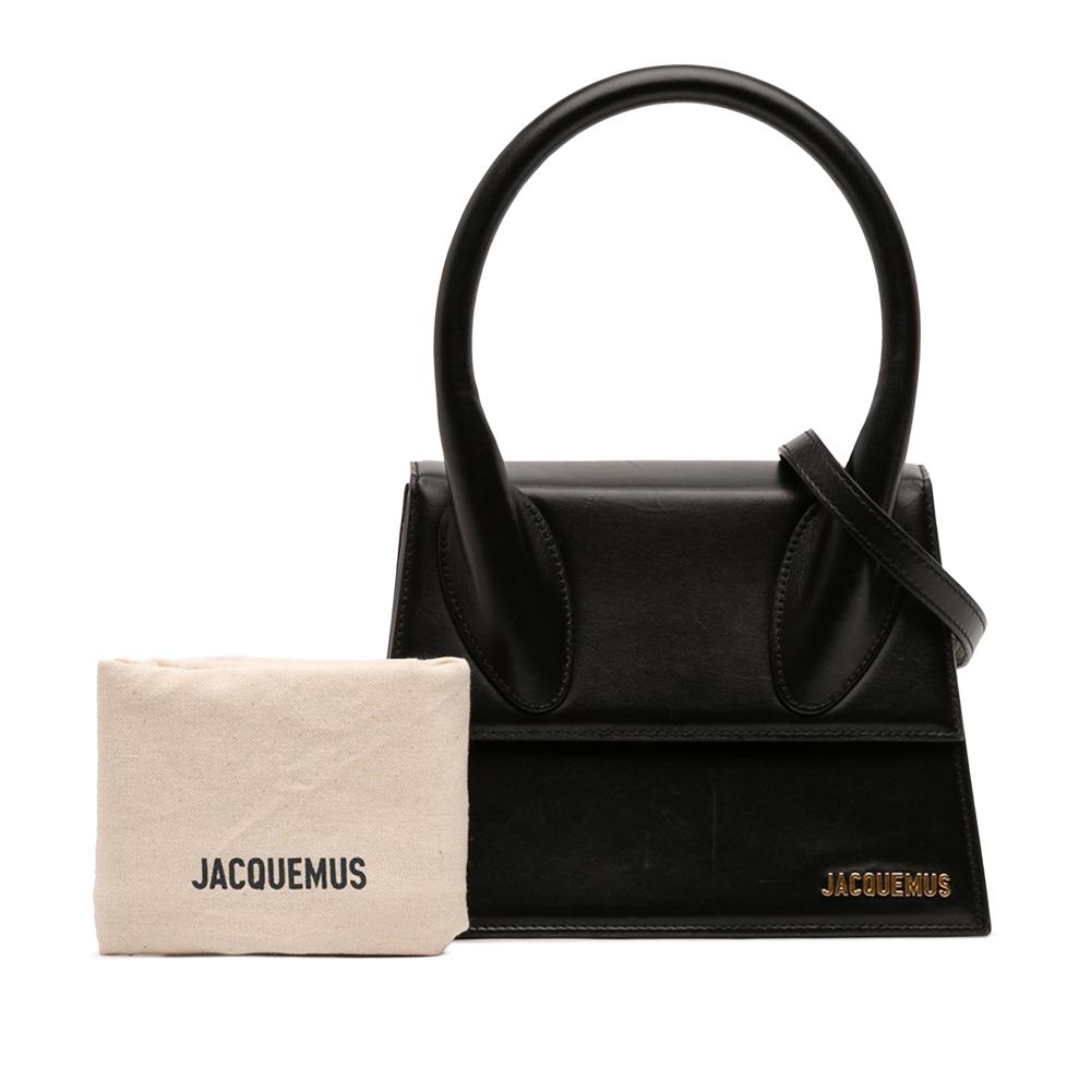 Jacquemus AB Jacquemus Black Calf Leather Le Grand Chiquito Italy