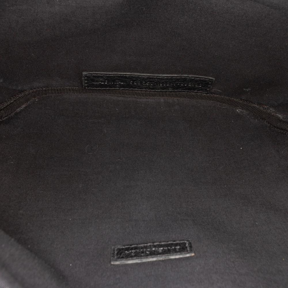 Balenciaga AB Balenciaga Black Calf Leather Explorer Belt Bag Italy