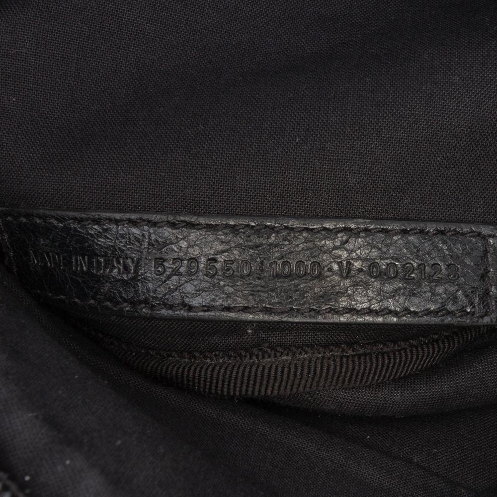 Balenciaga AB Balenciaga Black Calf Leather Explorer Belt Bag Italy