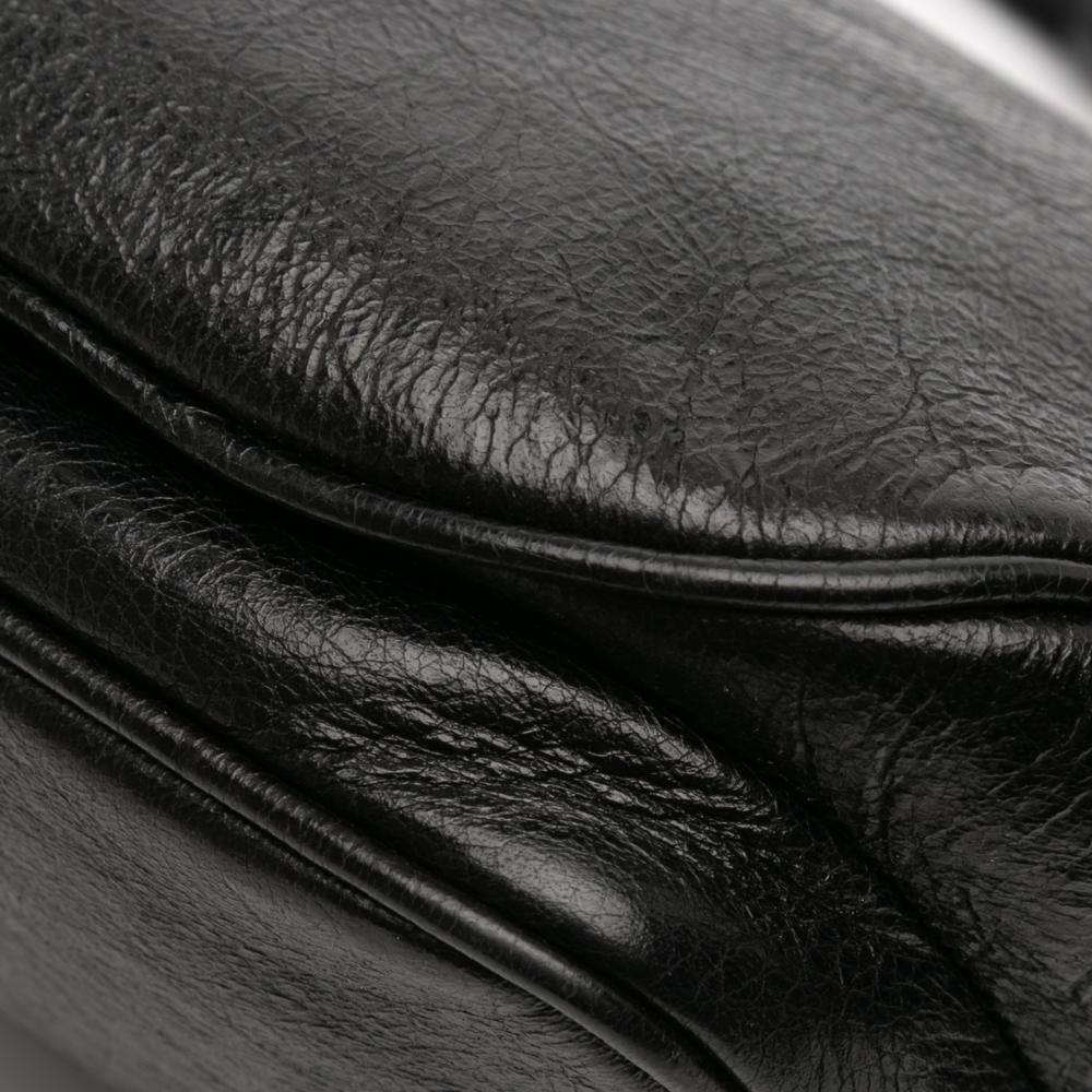 Balenciaga AB Balenciaga Black Calf Leather Explorer Belt Bag Italy