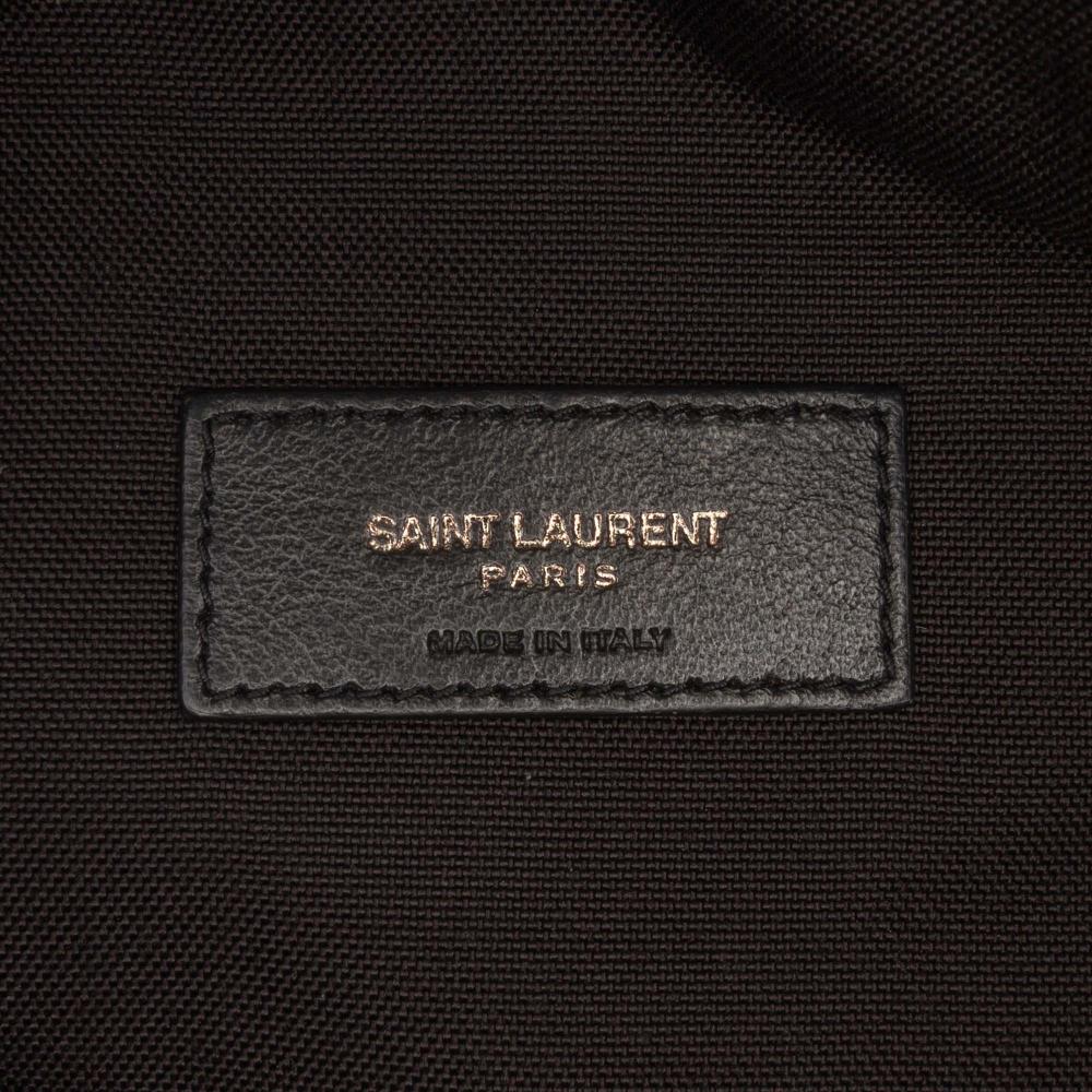 Saint Laurent AB Saint Laurent Black Nylon Fabric Nuxx Belt Bag Italy