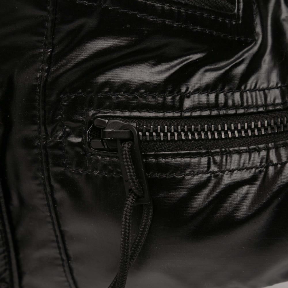 Saint Laurent AB Saint Laurent Black Nylon Fabric Nuxx Belt Bag Italy