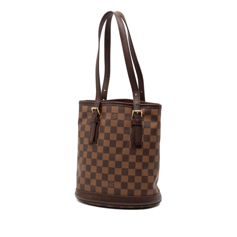 Louis Vuitton B Louis Vuitton Brown Damier Canvas Fabric Damier Ebene Marais United States