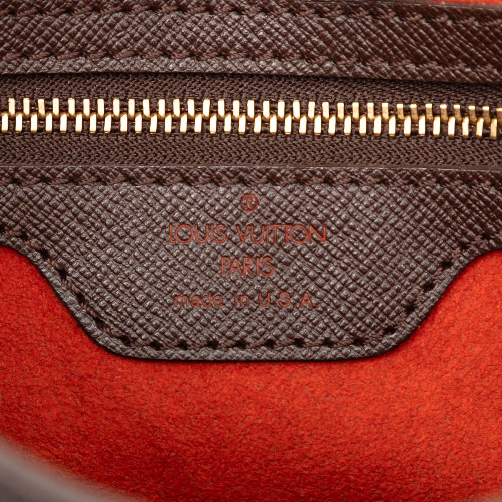 Louis Vuitton B Louis Vuitton Brown Damier Canvas Fabric Damier Ebene Marais United States