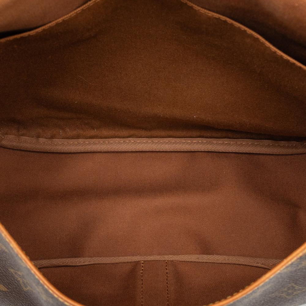 Louis Vuitton B Louis Vuitton Brown Monogram Canvas Fabric Monogram Saumur 35 France