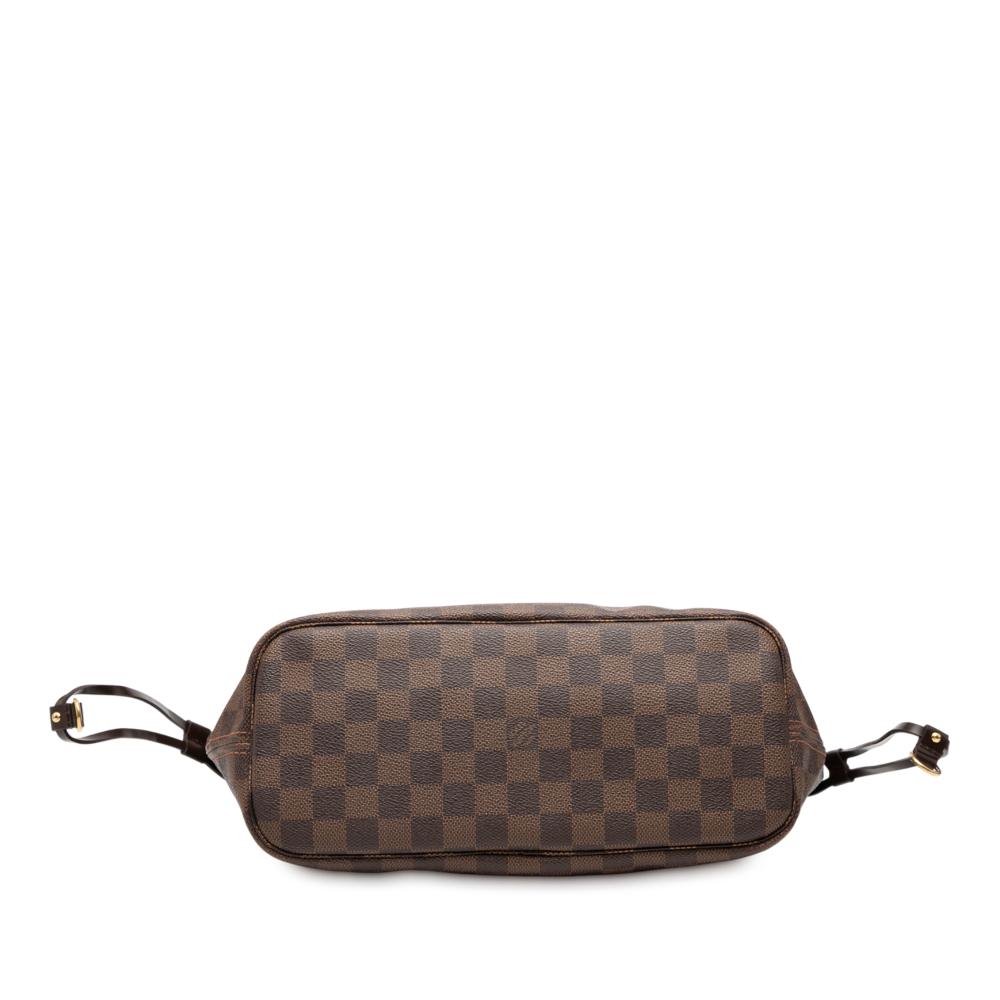 Louis Vuitton B Louis Vuitton Brown Damier Canvas Fabric Damier Ebene Neverfull PM France