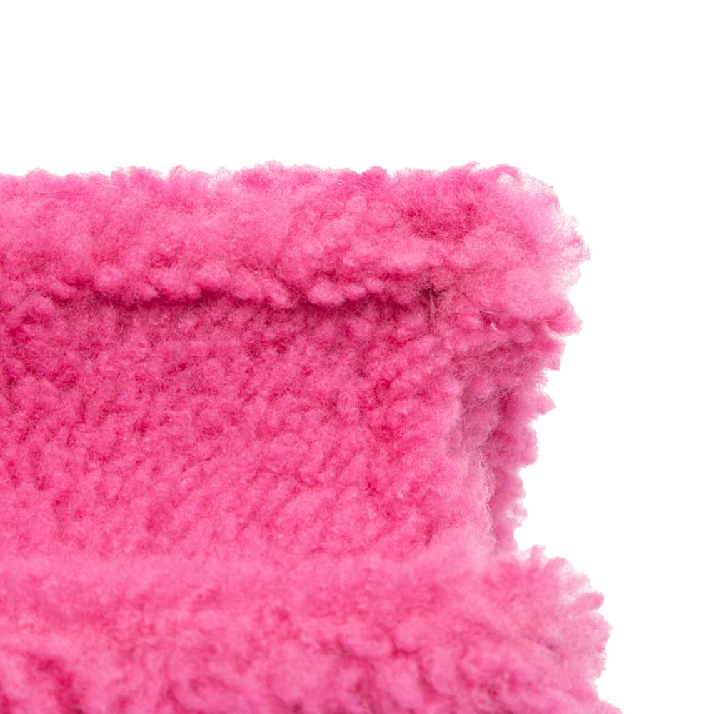 Jacquemus AB Jacquemus Pink Hot Pink Fur Natural Material Shearling Le Bambidou Shoulder Bag Italy