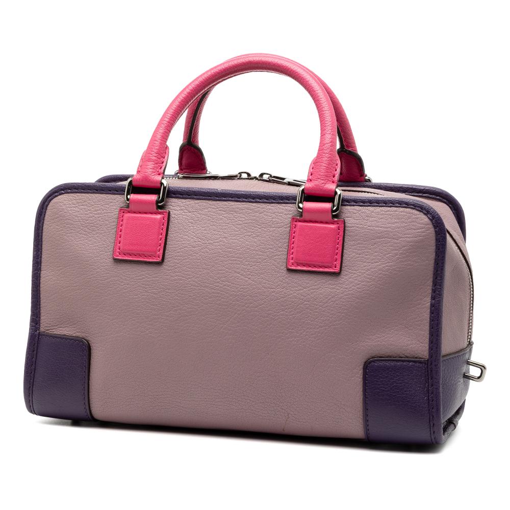 Loewe B LOEWE Purple Goatskin Leather Tricolor Amazona 28 Spain