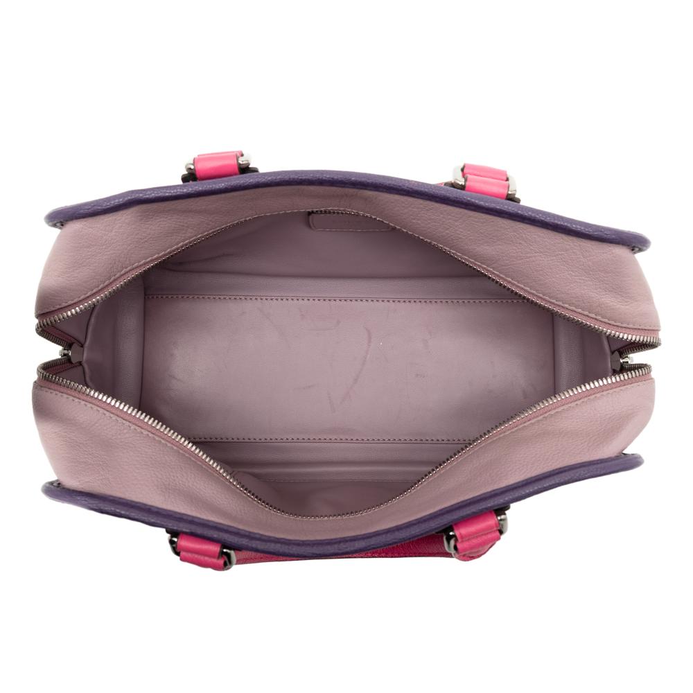 Loewe B LOEWE Purple Goatskin Leather Tricolor Amazona 28 Spain