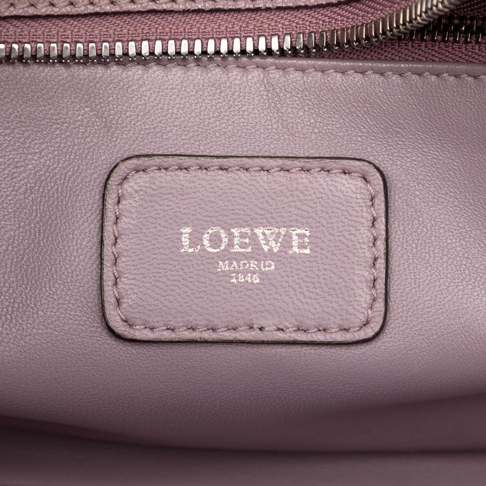 Loewe B LOEWE Purple Goatskin Leather Tricolor Amazona 28 Spain