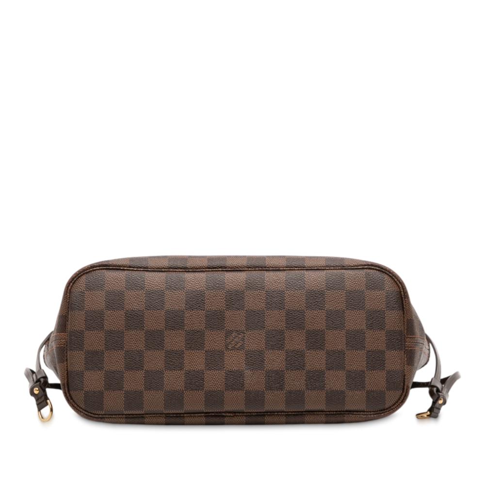 Louis Vuitton B Louis Vuitton Brown Damier Canvas Fabric Damier Ebene Neverfull PM France