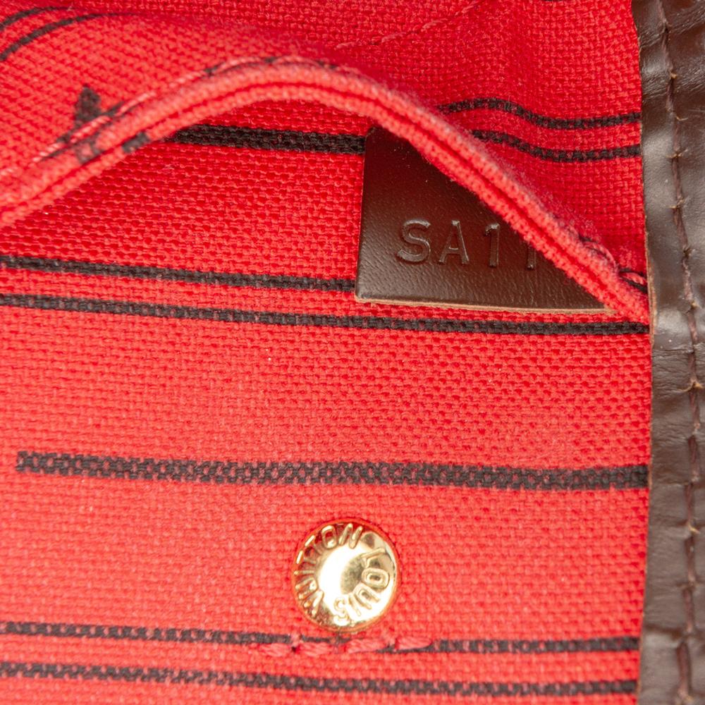 Louis Vuitton B Louis Vuitton Brown Damier Canvas Fabric Damier Ebene Neverfull PM France