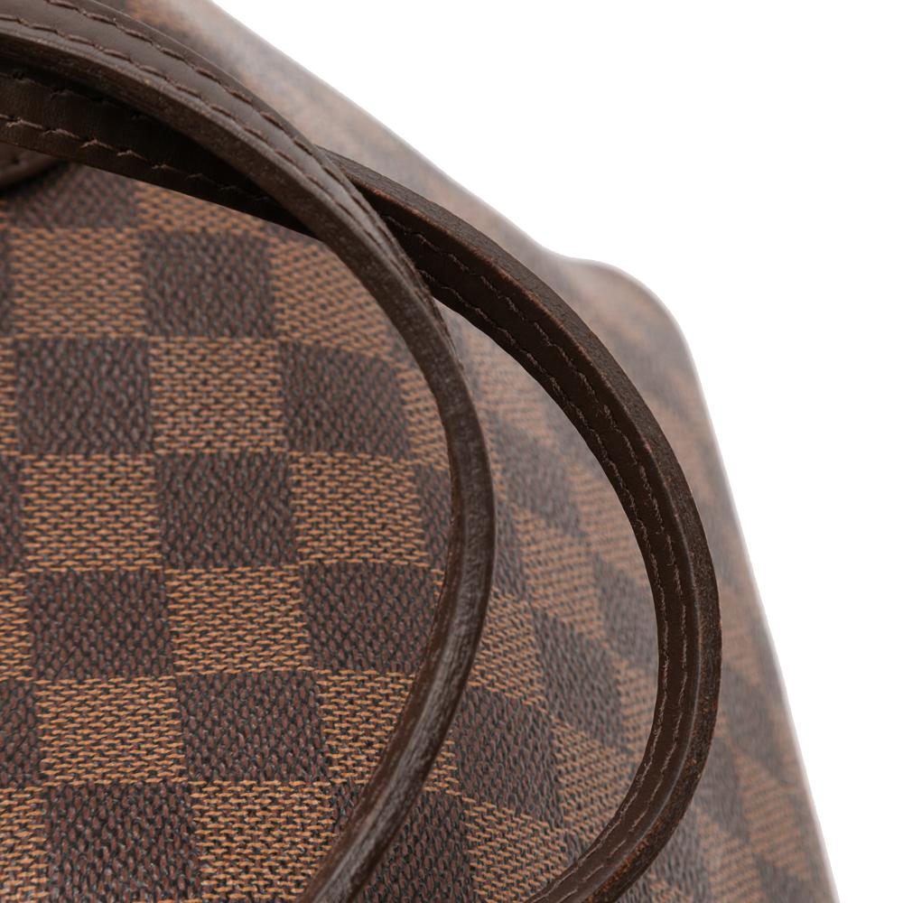 Louis Vuitton B Louis Vuitton Brown Damier Canvas Fabric Damier Ebene Neverfull PM France