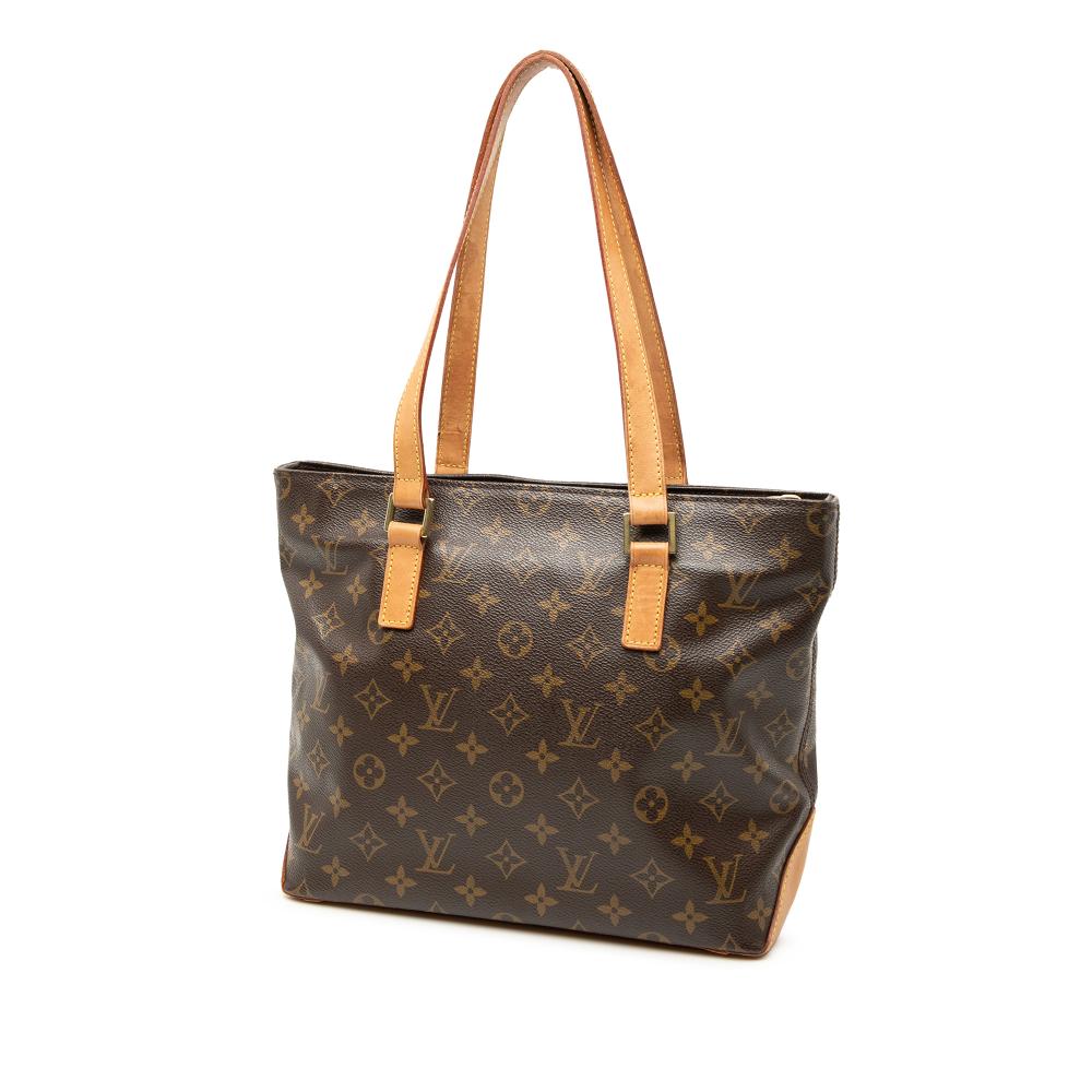 Louis Vuitton B Louis Vuitton Brown Monogram Canvas Fabric Monogram Cabas Piano France