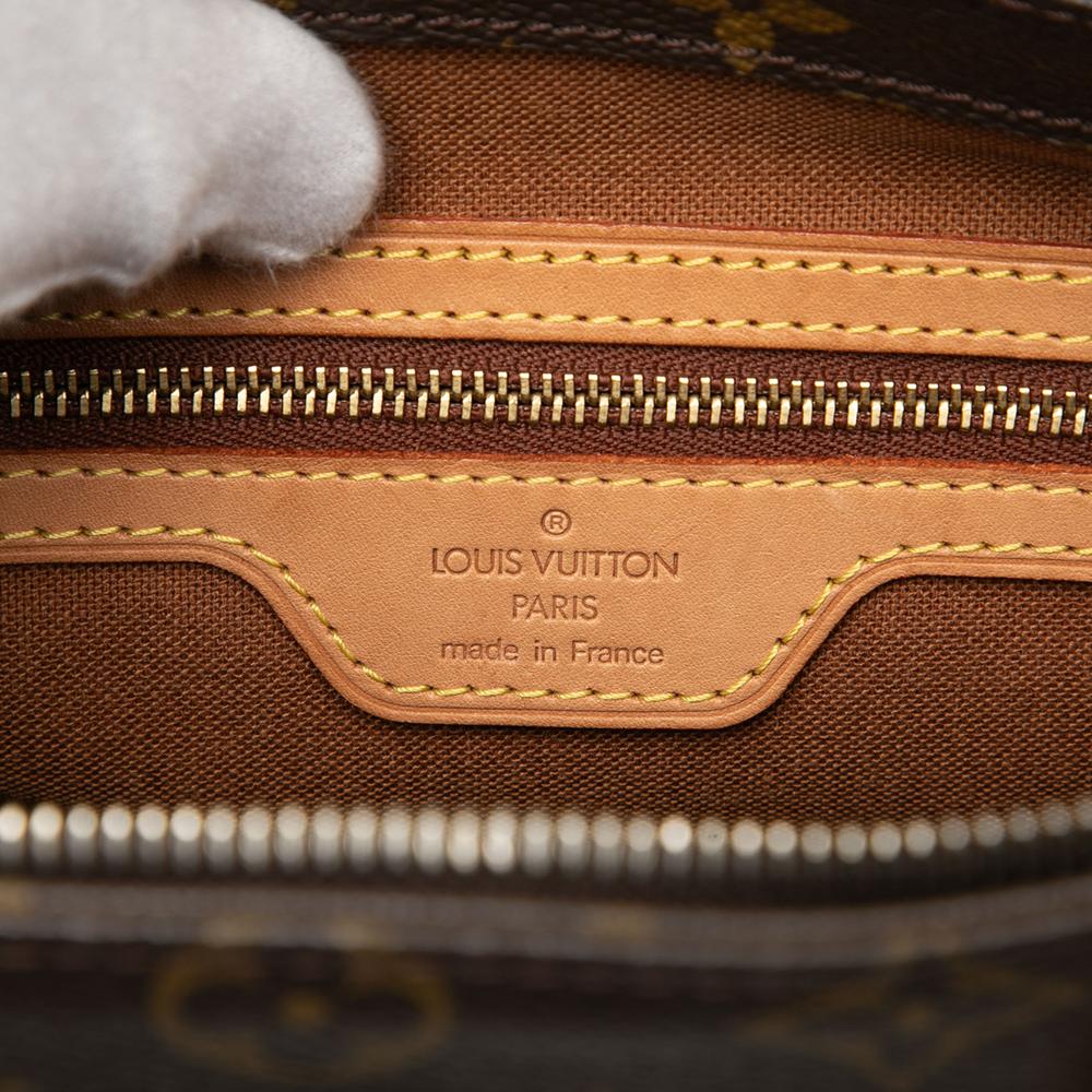 Louis Vuitton B Louis Vuitton Brown Monogram Canvas Fabric Monogram Cabas Piano France