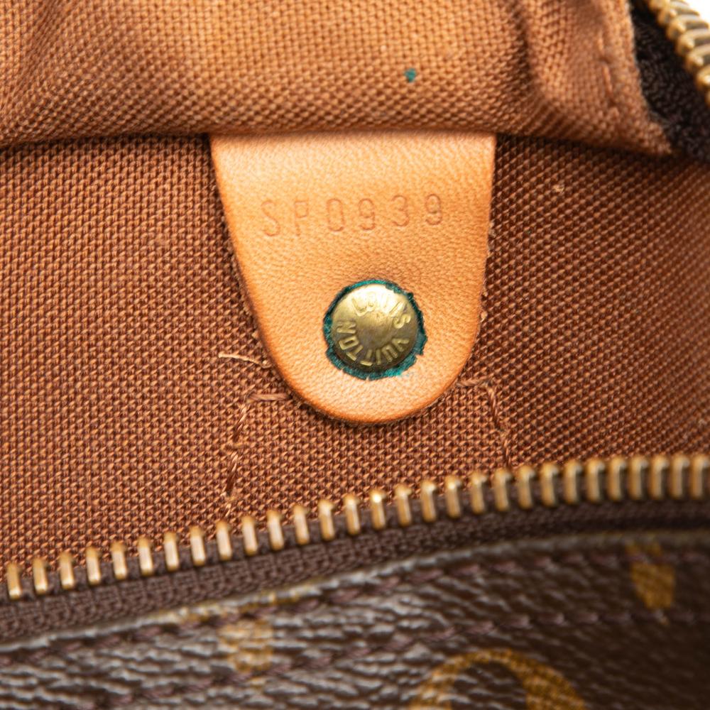 Louis Vuitton B Louis Vuitton Brown Monogram Canvas Fabric Monogram Speedy 30 France