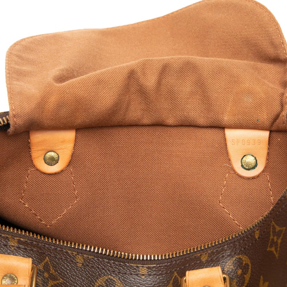 Louis Vuitton B Louis Vuitton Brown Monogram Canvas Fabric Monogram Speedy 30 France