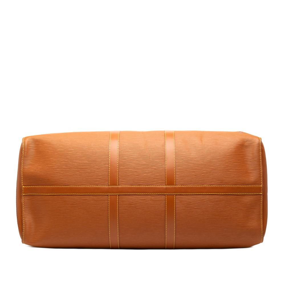 Louis Vuitton B Louis Vuitton Brown Epi Leather Leather Epi Keepall 55 France