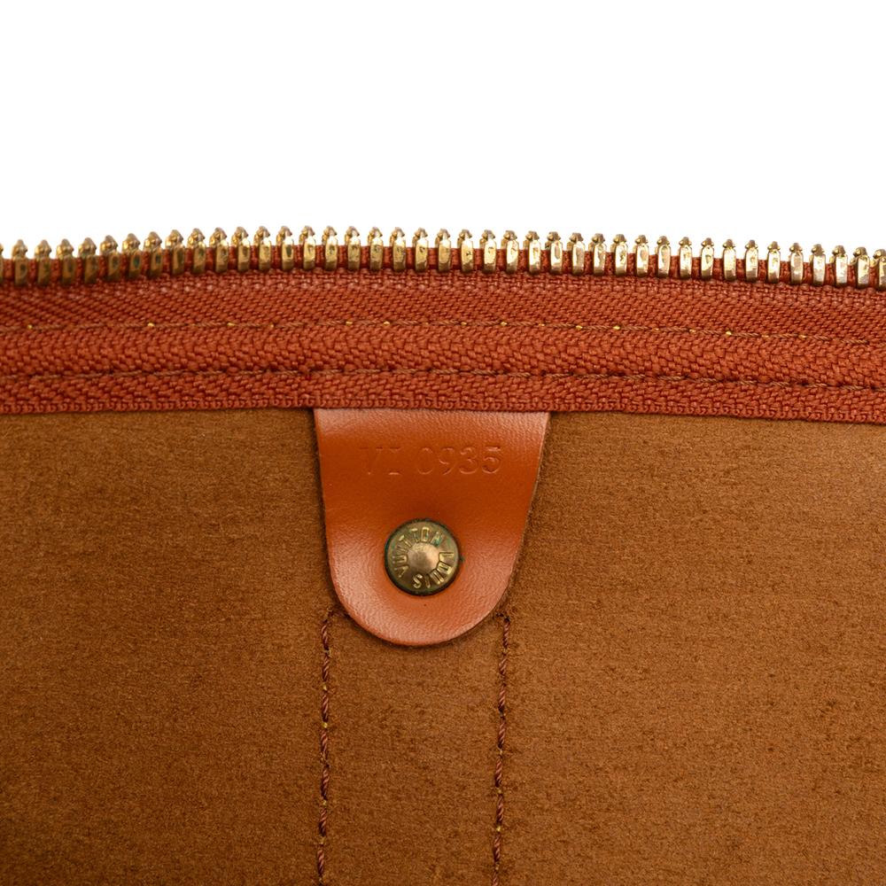 Louis Vuitton B Louis Vuitton Brown Epi Leather Leather Epi Keepall 55 France