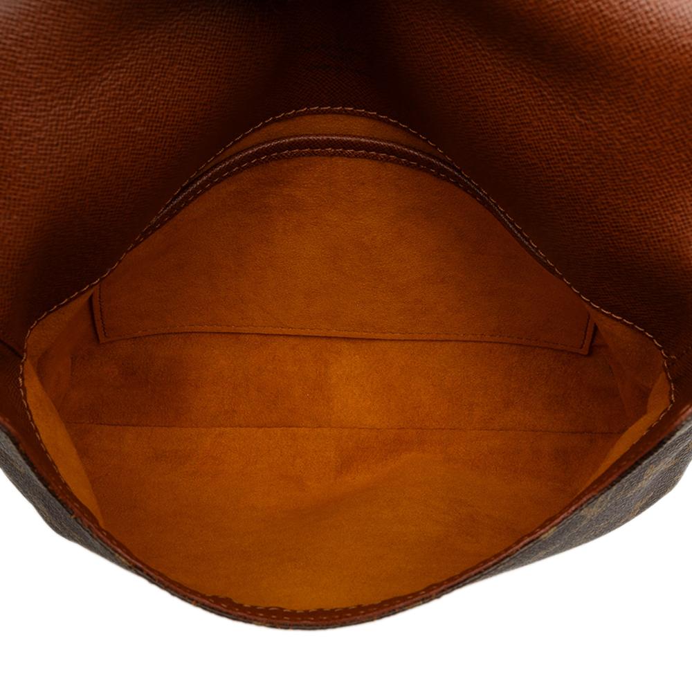 Louis Vuitton B Louis Vuitton Brown Monogram Canvas Fabric Monogram Musette Tango Short Strap France