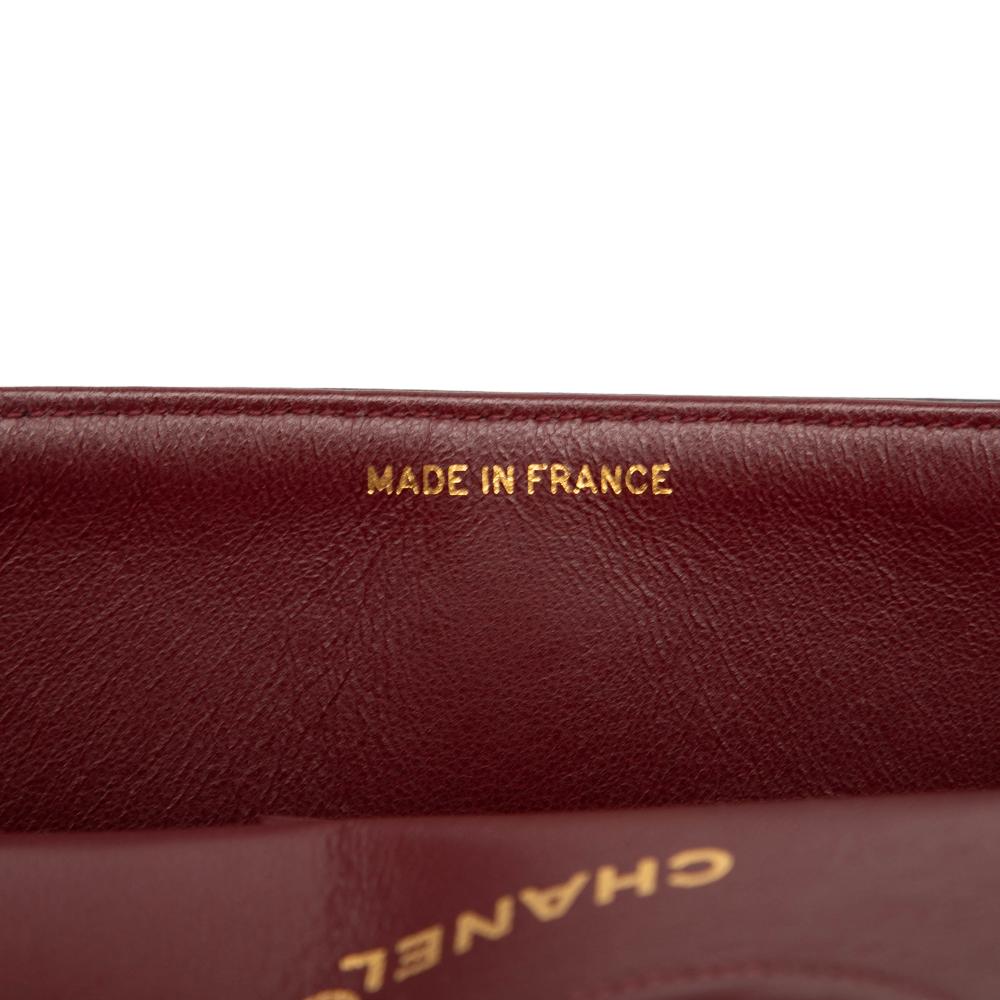 Chanel B Chanel Black Lambskin Leather Leather Medium Classic Lambskin Double Flap France