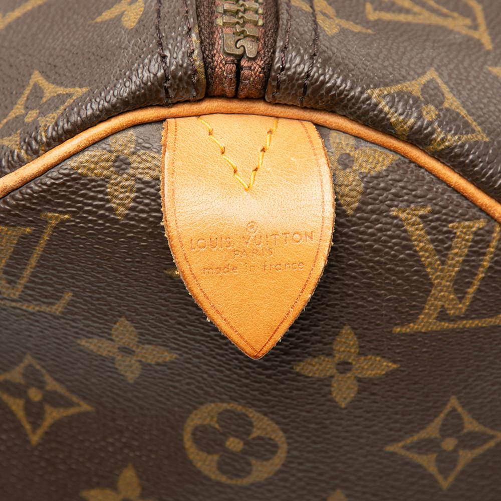 Louis Vuitton B Louis Vuitton Brown Monogram Canvas Fabric Monogram Speedy 40 France