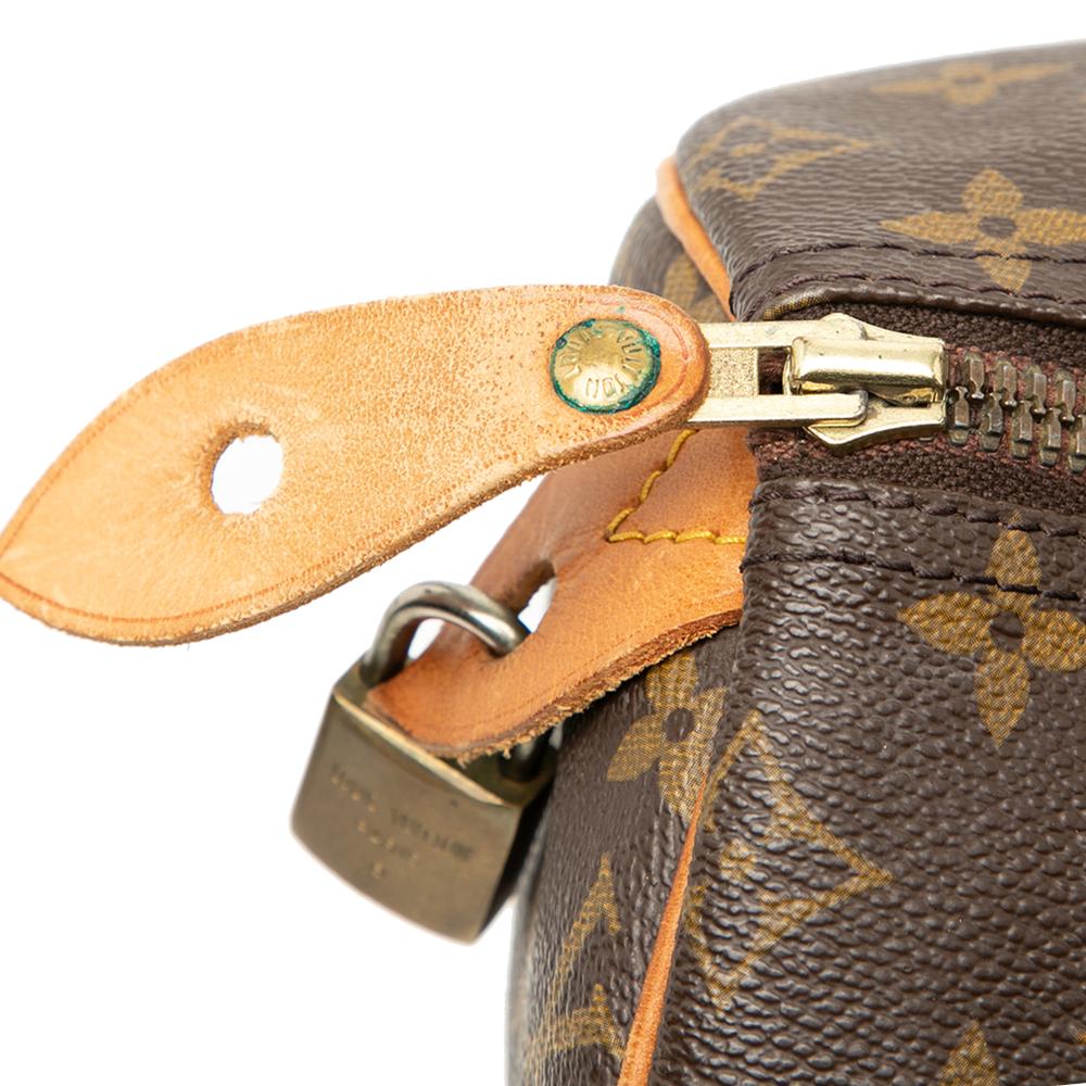 Louis Vuitton B Louis Vuitton Brown Monogram Canvas Fabric Monogram Speedy 40 France