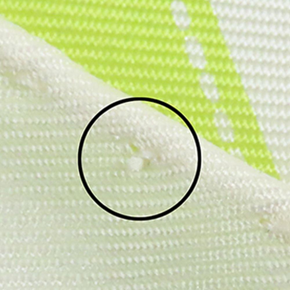 Hermès B Hermès White with Green Light Green Silk Fabric Bolduc Scarf 45 France