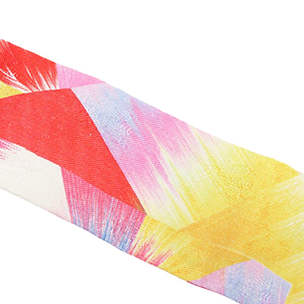 Hermès AB Hermès White with Multi Silk Fabric Ex Libris Kyoto Marble Twilly Scarf France