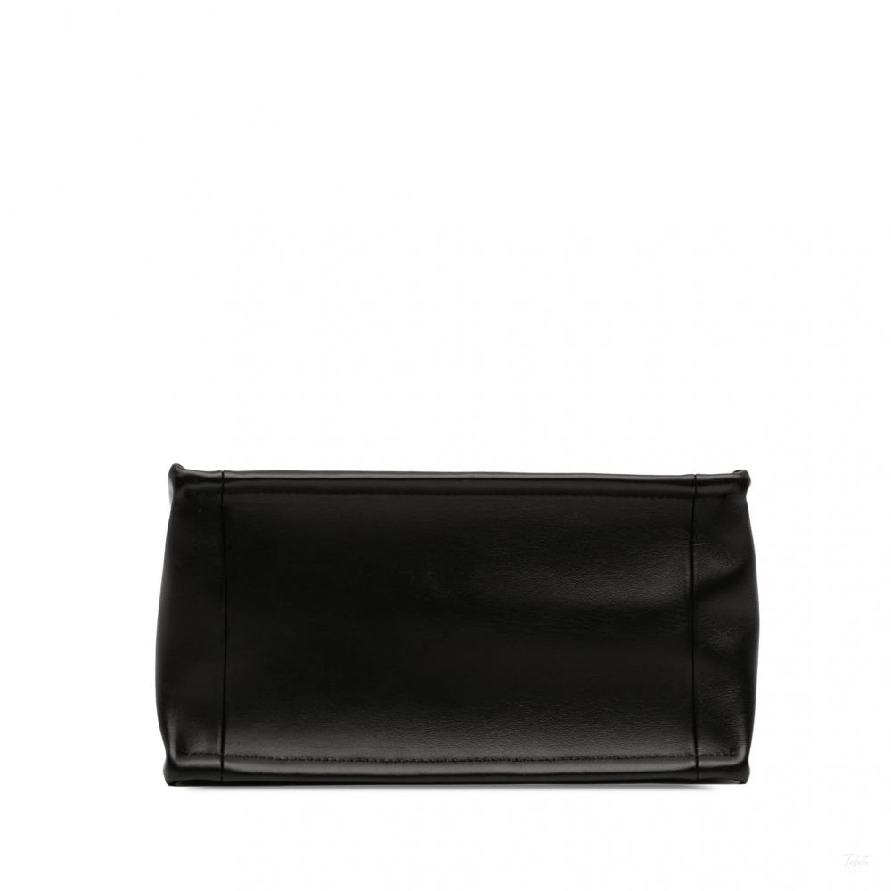 Christian Dior Book Tote Small Embroidery Canvas Tote Bag Plan De Paris Black