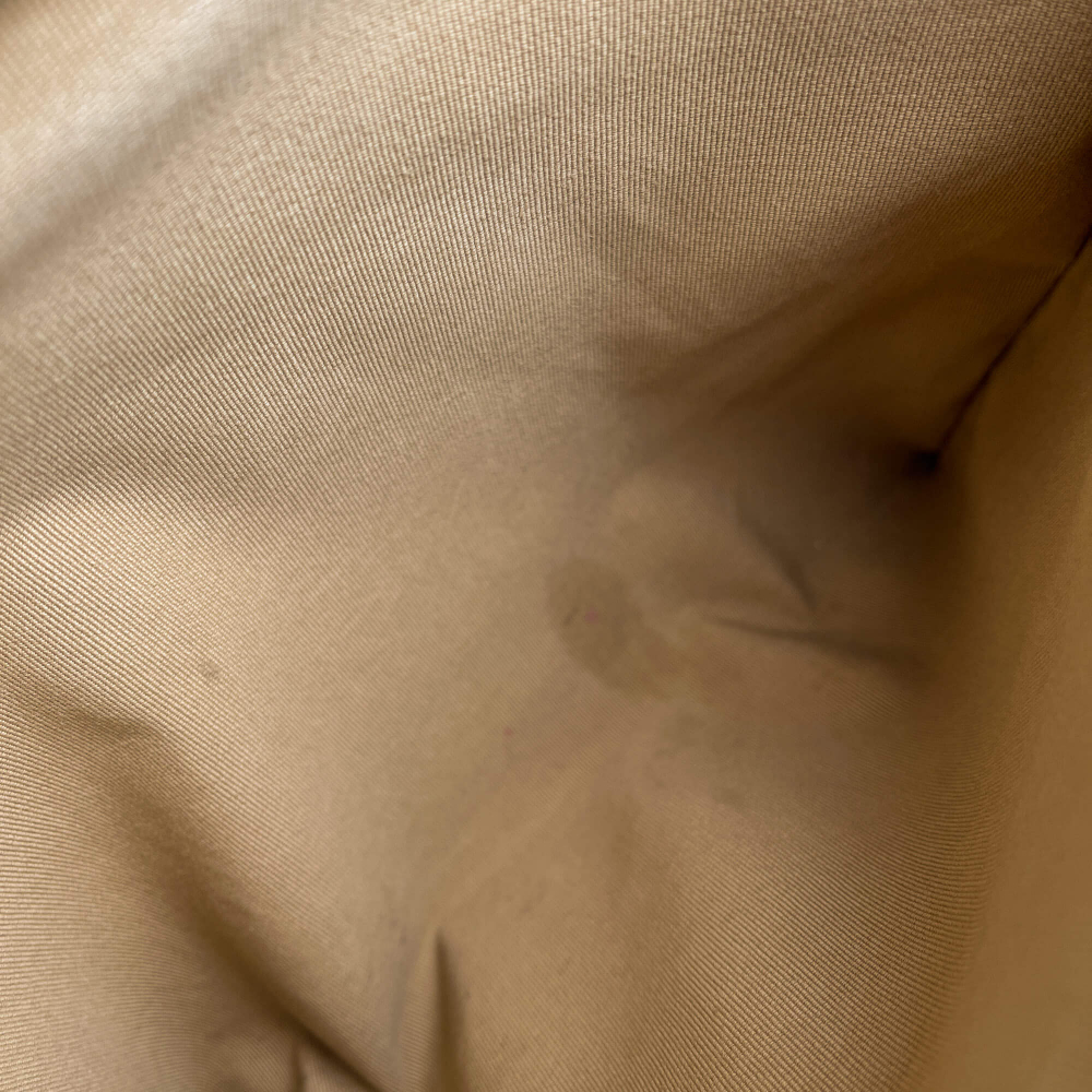 Chanel CC Caviar Leather Matelassè Tote Shoulder Bag Beige