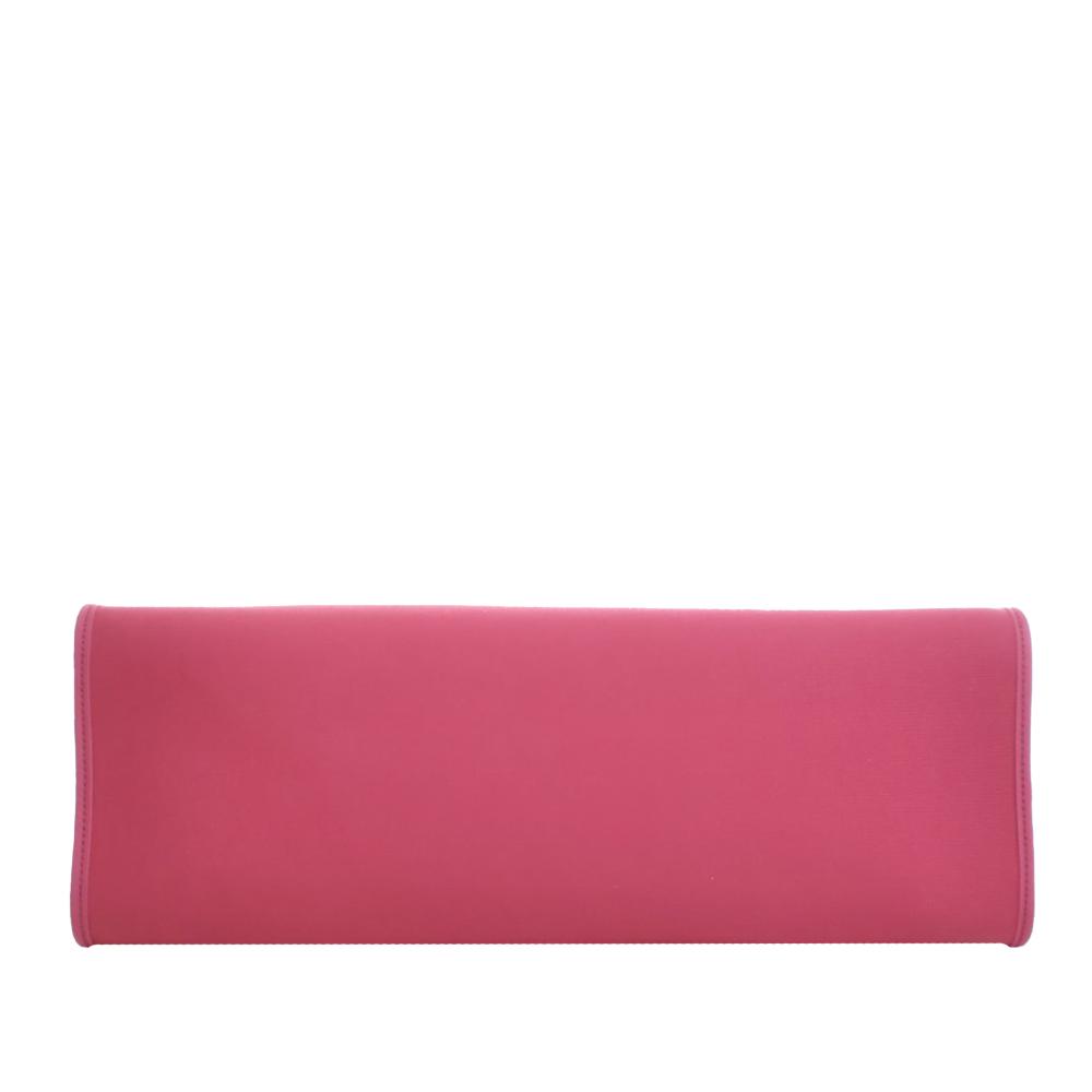 Hermès AB Hermès Pink with Brown Canvas Fabric Toile Herbag Zip 39 France