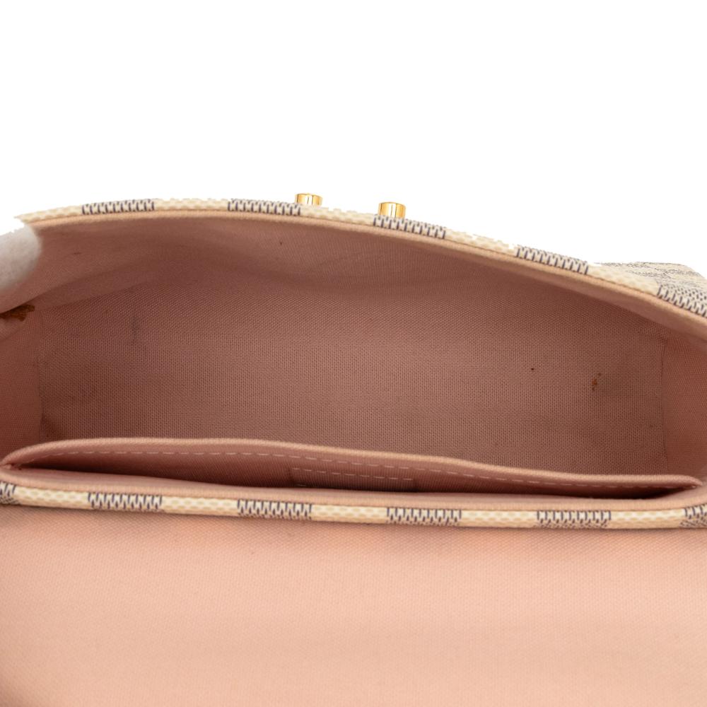 Louis Vuitton B Louis Vuitton White Damier Canvas Fabric Damier Azur Croisette France