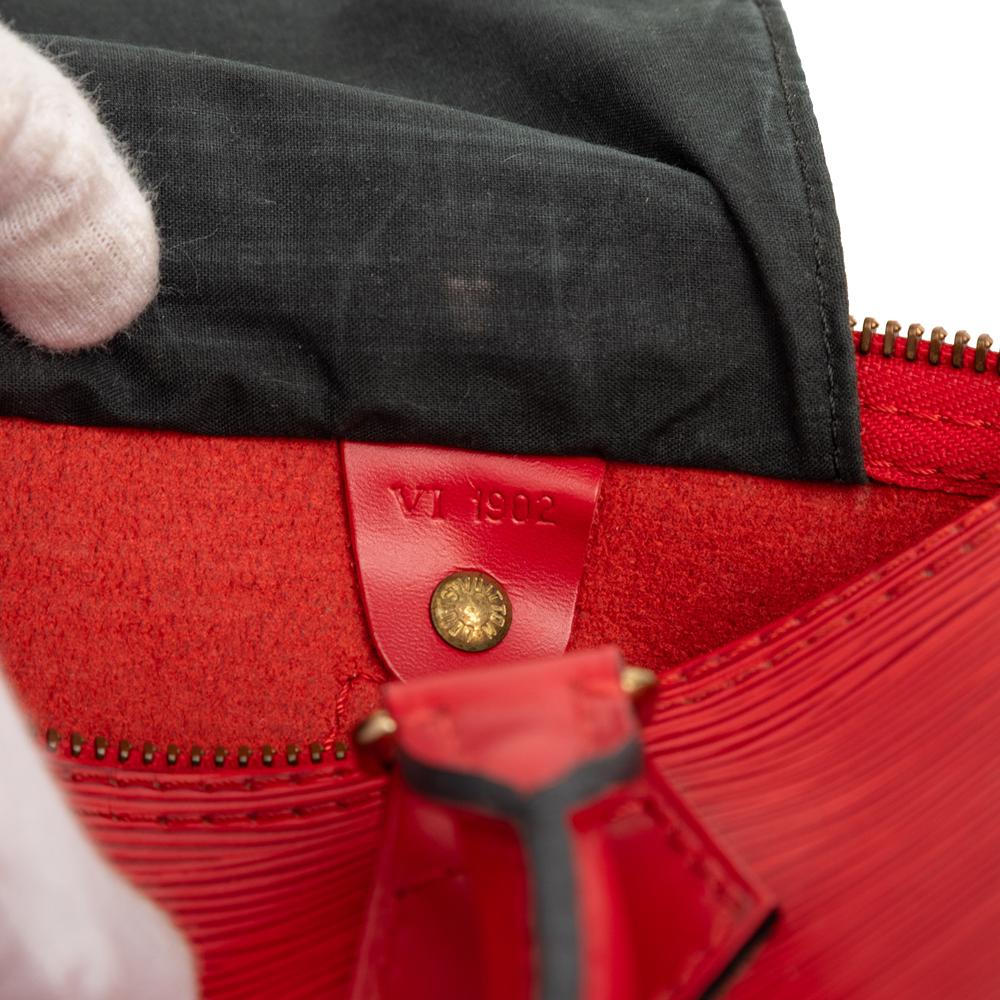 Louis Vuitton B Louis Vuitton Red Epi Leather Leather Epi Speedy 25 France