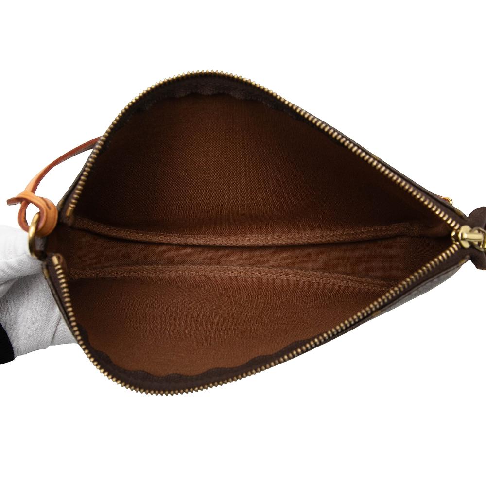 Louis Vuitton AB Louis Vuitton Brown Monogram Canvas Fabric Monogram Pochette Accessoires United States