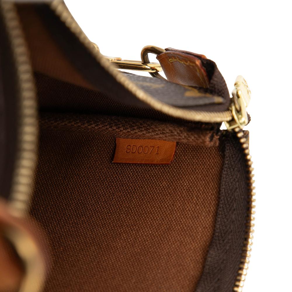 Louis Vuitton AB Louis Vuitton Brown Monogram Canvas Fabric Monogram Pochette Accessoires United States