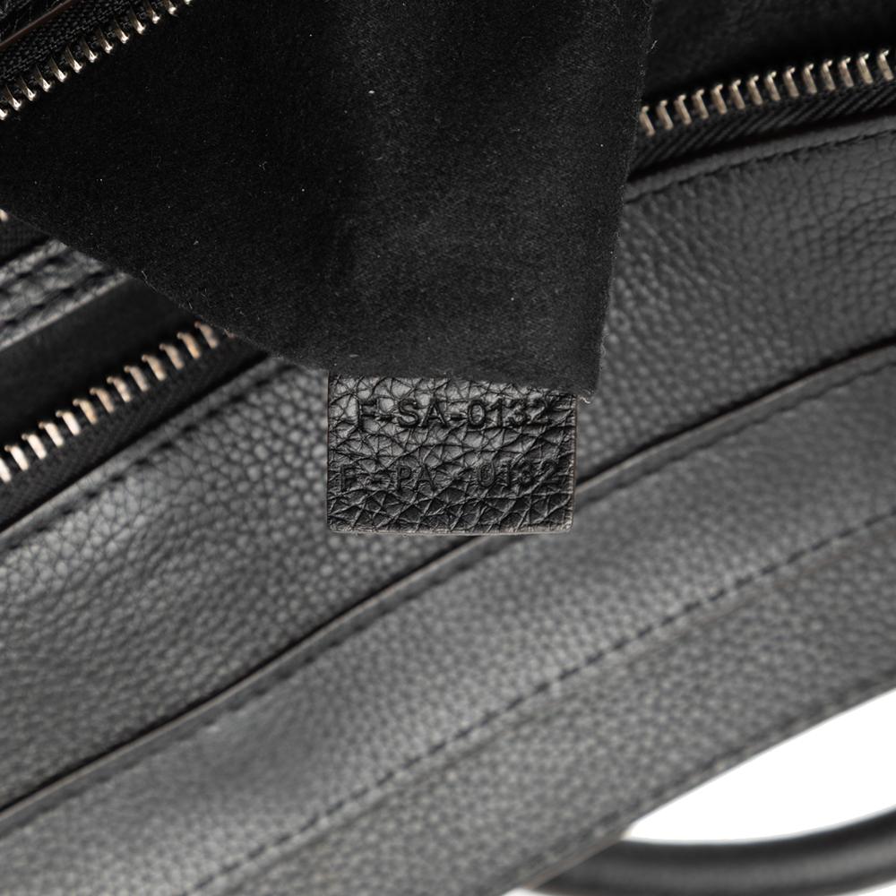 Celine B Celine Black Calf Leather Mini skin Luggage Tote Italy