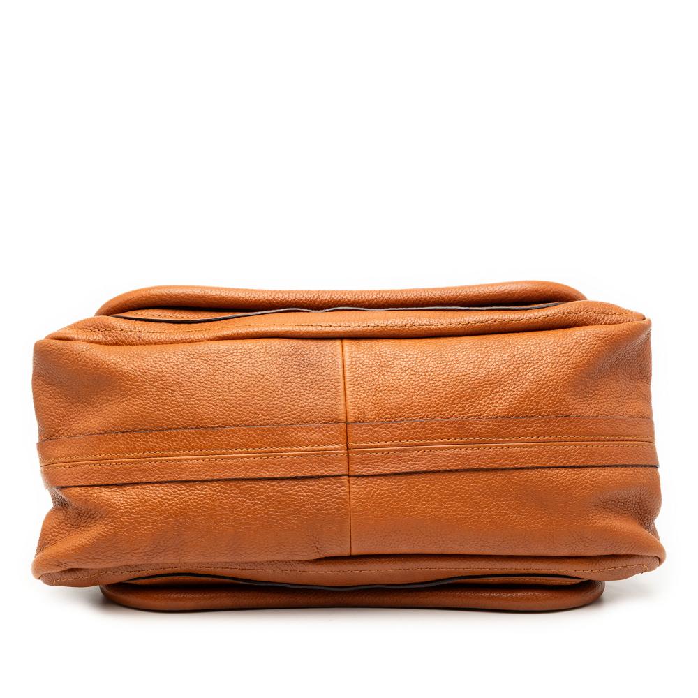 Chloé B Chloé Brown Calf Leather Medium Paraty Satchel Italy