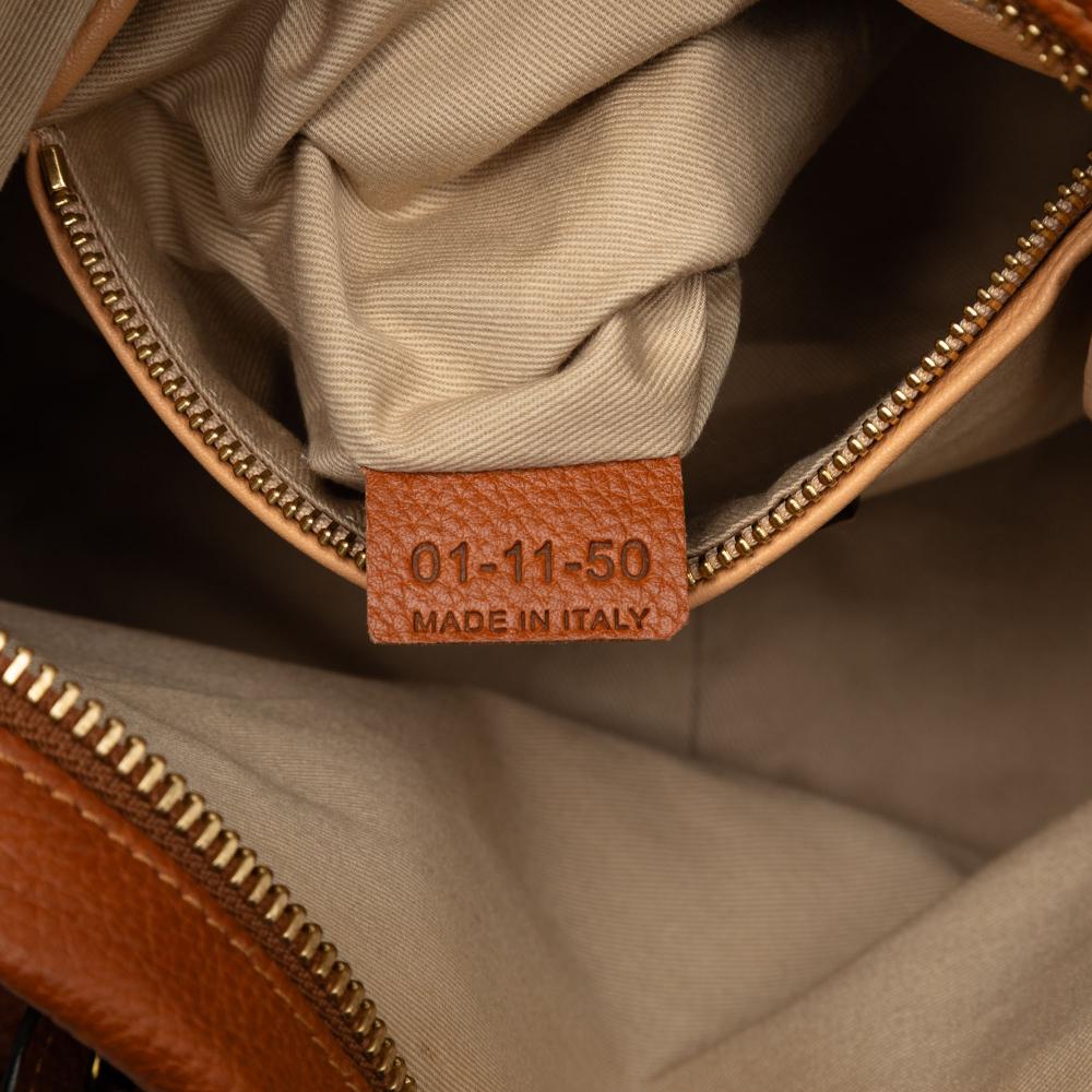 Chloé B Chloé Brown Calf Leather Medium Paraty Satchel Italy